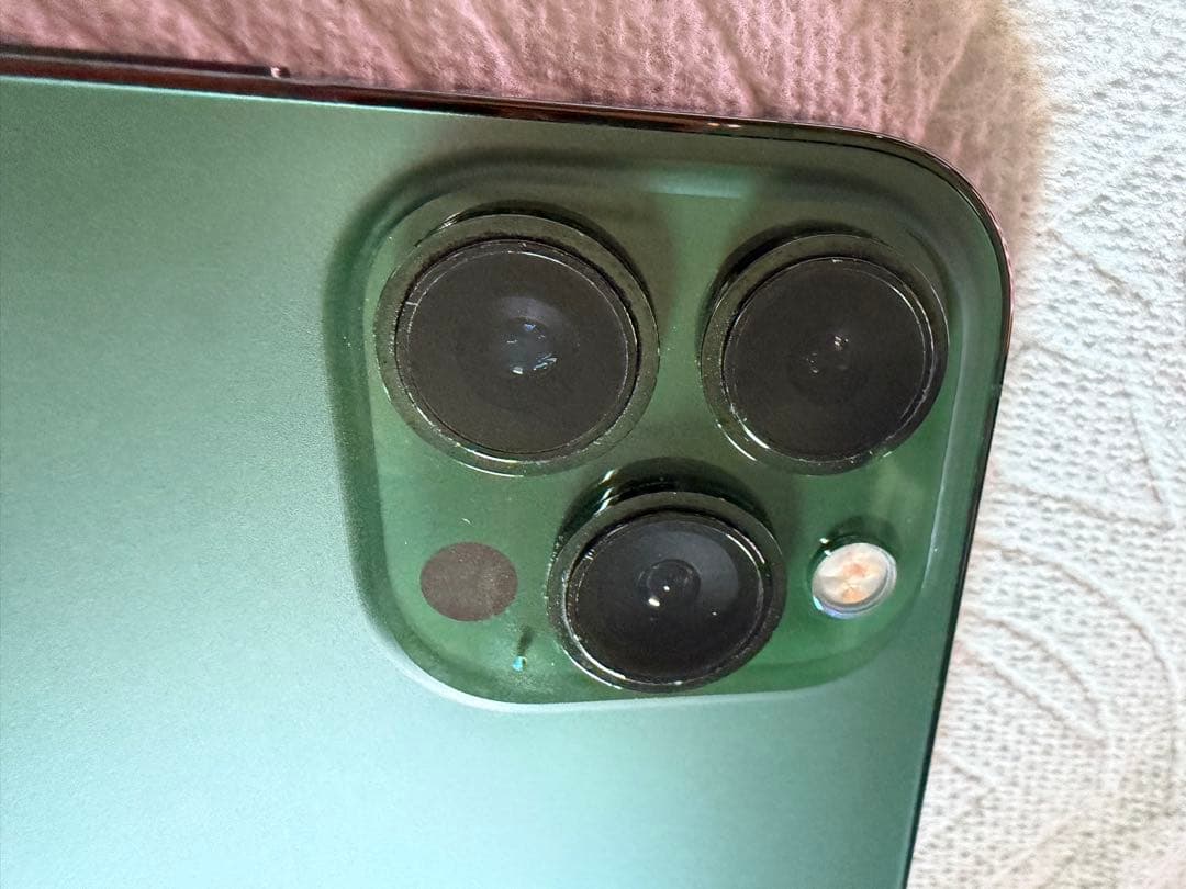 【中古】iPhone13promax アルパイングリーン 256GB