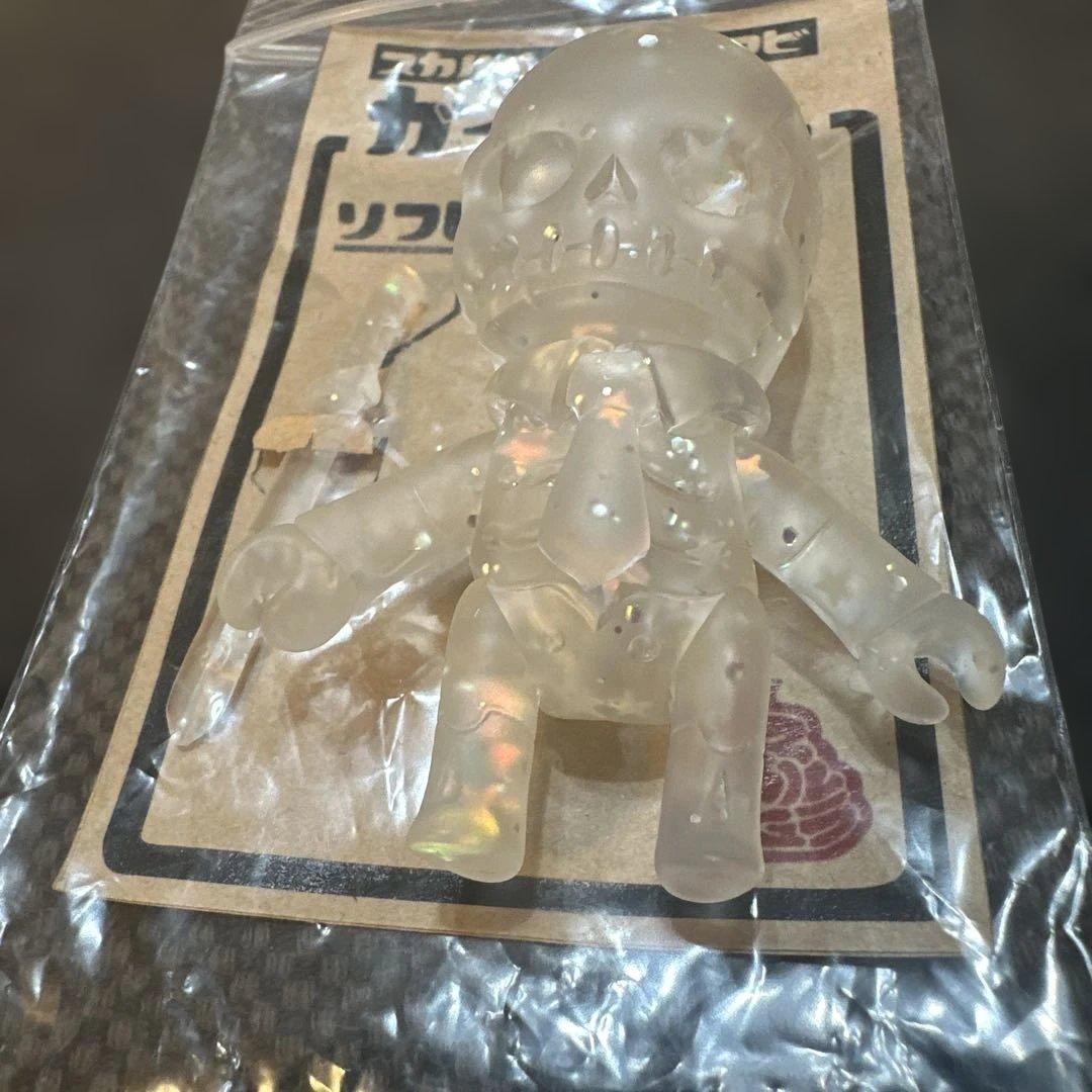 スカルチュラ　 ガイコチュ剣士クリアースターラメ　新品未使用インディーズソフビ