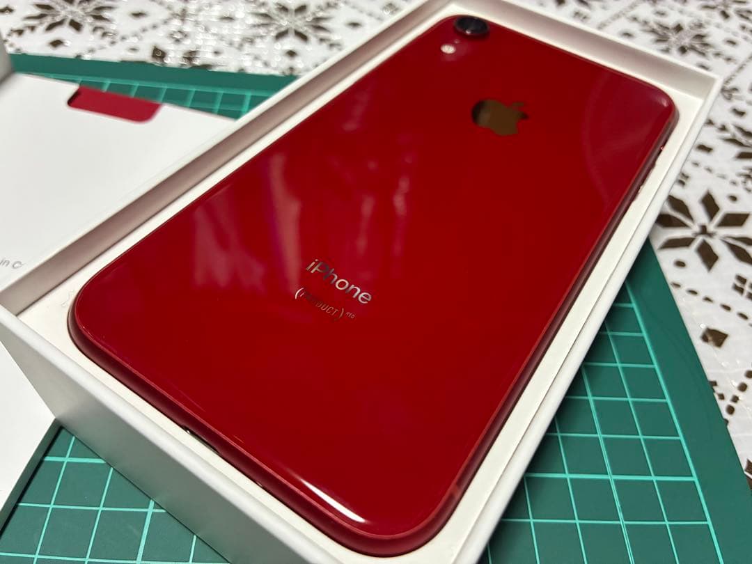 【美品】iPhone XR 64GB レッド　バッテリー交換