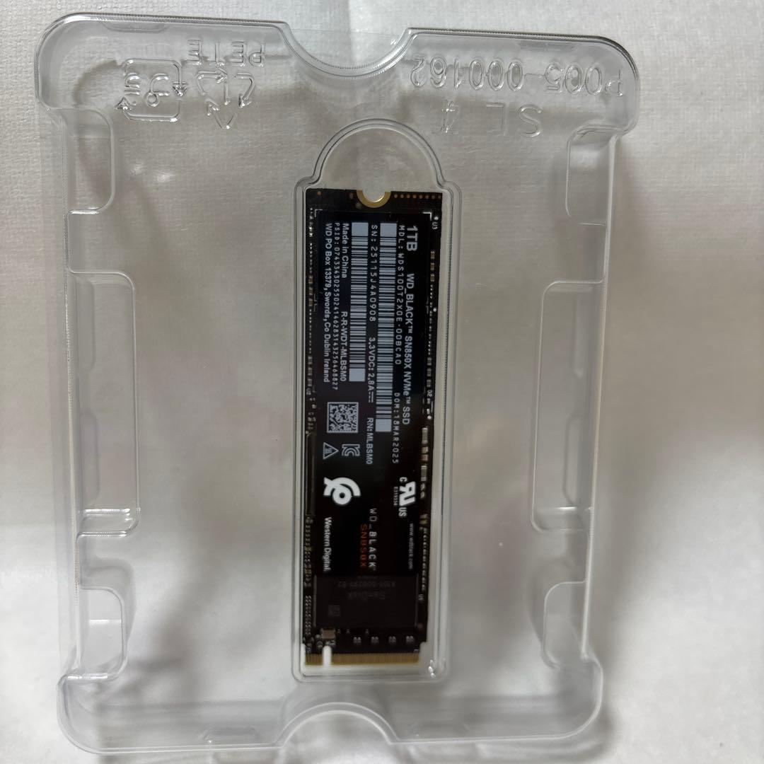 内蔵型SSD WD_BLACK SN850X 1TB NVMe SSD