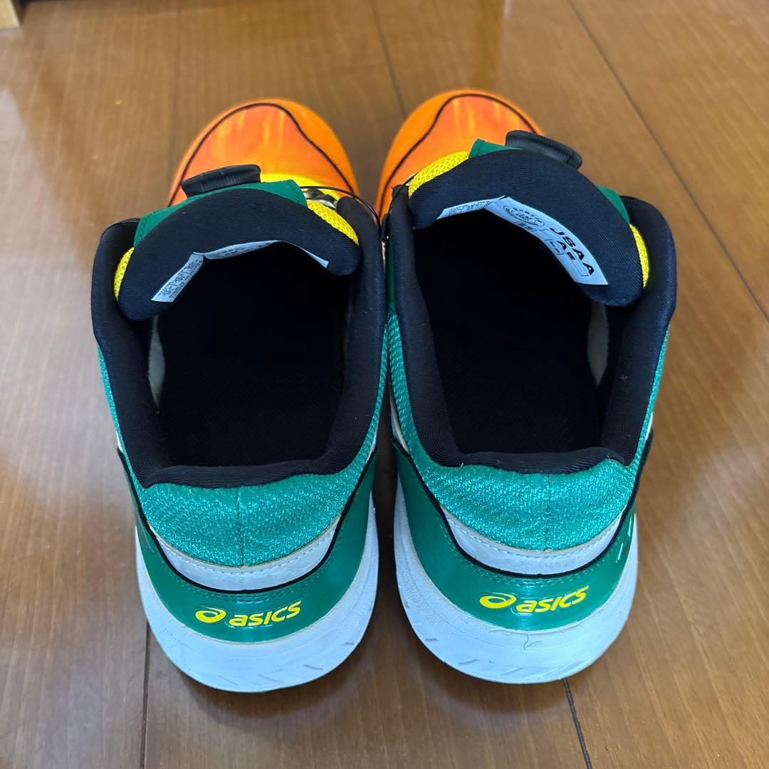 ASICS BOAシステム 安全靴 オレンジ/イエロー