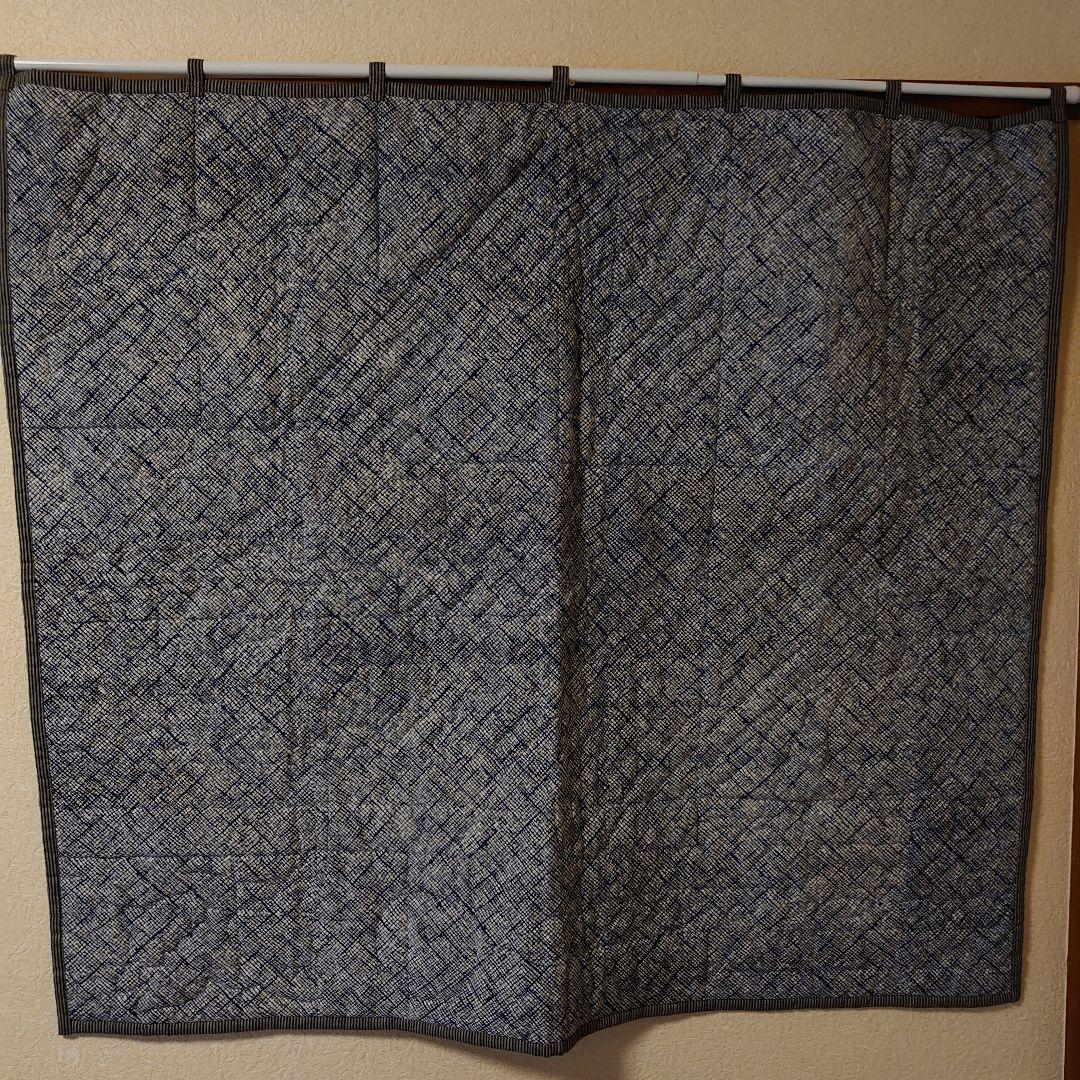 刺繍と古布パッチワークキルト 和風タペストリー