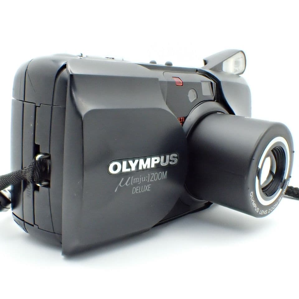 【動作確認済】OLYMPUS μ ZOOM DELUXE 新品電池&初期保証付き