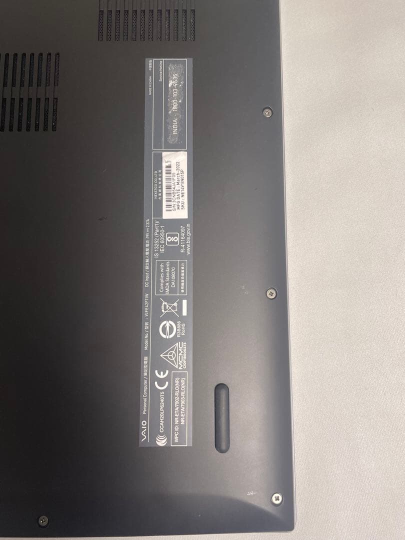 キーボード VJF42F11-X PC Intel i5-10210U 8GB 512GB