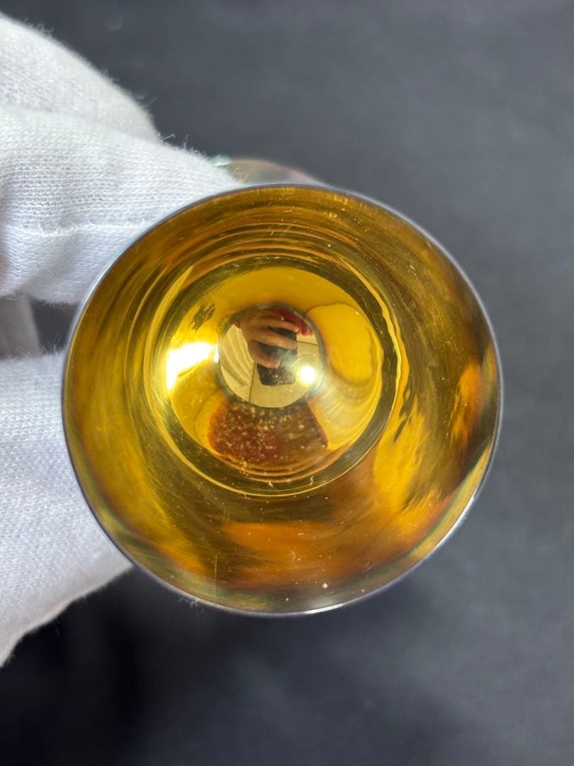 【純銀製】総重量59g！リキュールペアグラス！純銀刻印有り！箱付き、美品♪