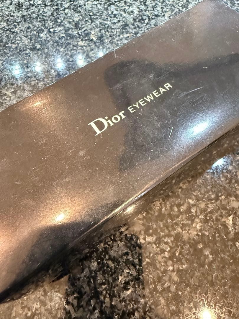 DIOR ディオール　伊達メガネ　黒縁メガネ