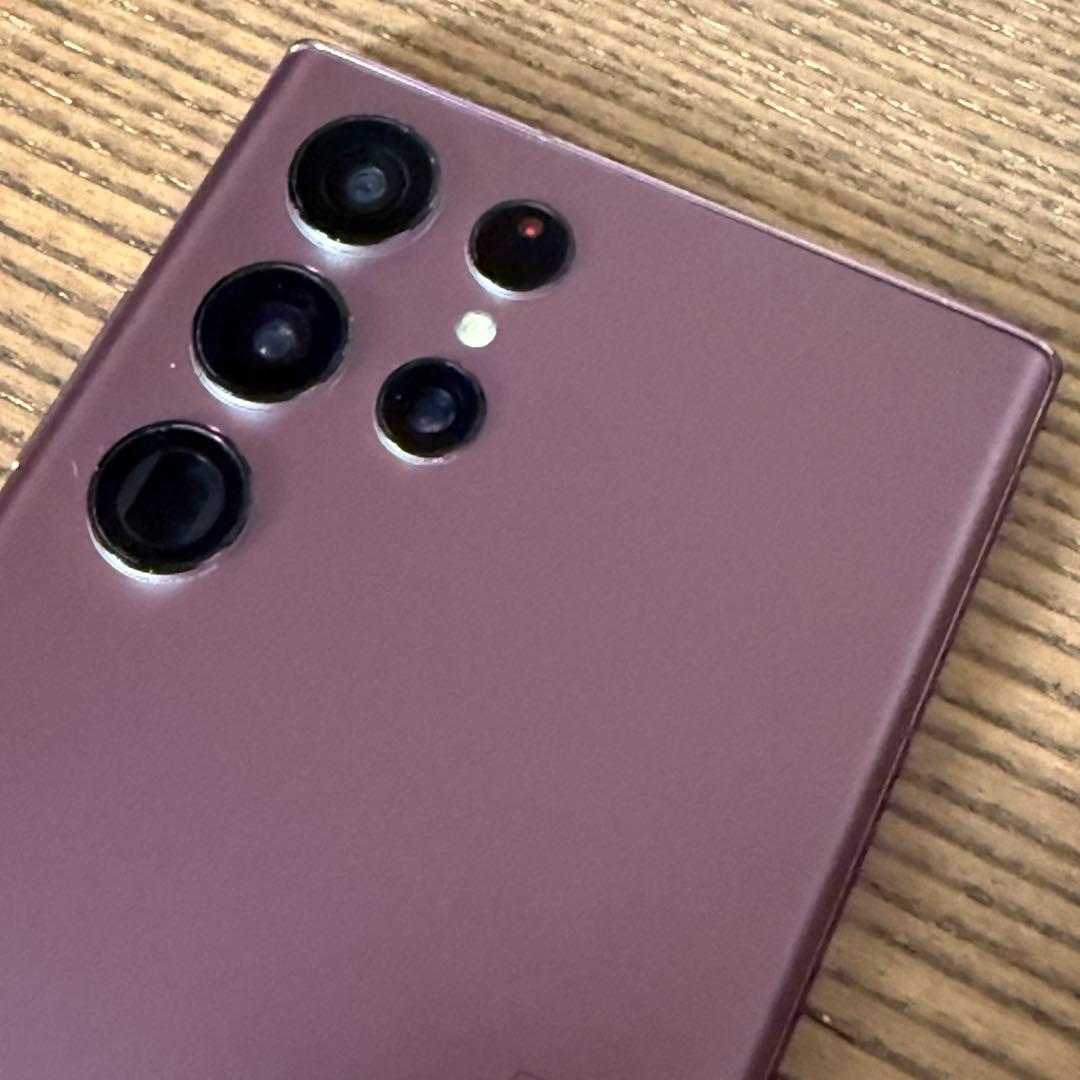 Galaxy S22 Ultra SCG14 au バーガンディ SIMフリー