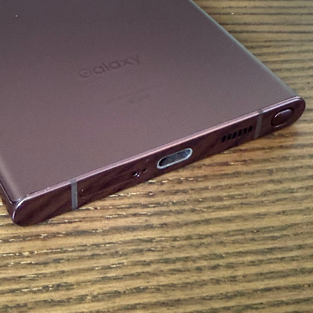 Galaxy S22 Ultra SCG14 au バーガンディ SIMフリー