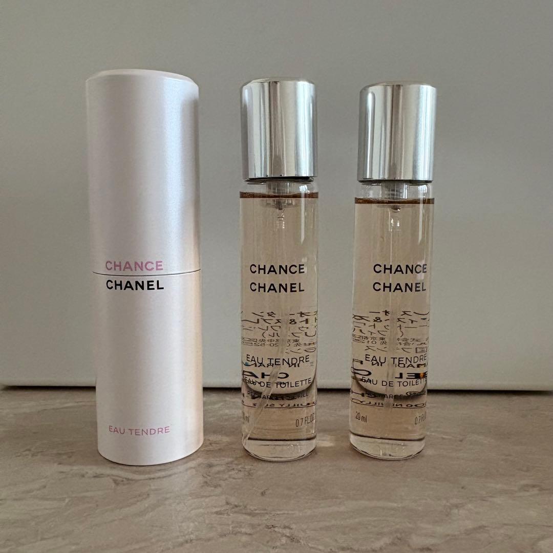 CHANEL CHANCE EAU TENDRE 3本セット　ショッパー付き