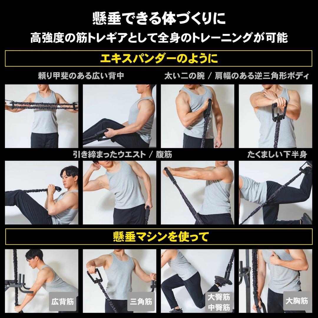【美品】【3点セット】STEADY 懸垂マシン 懸垂アシストチューブ 専用マット