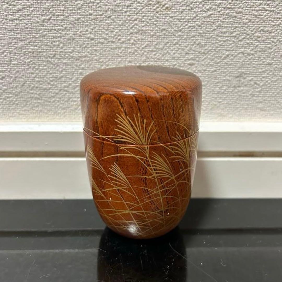 武蔵野蒔絵長棗　茶道具懐石茶箱鵬雲斎坐忘斎淡々斎即中斎七事式水屋道具茶碗水指茶杓