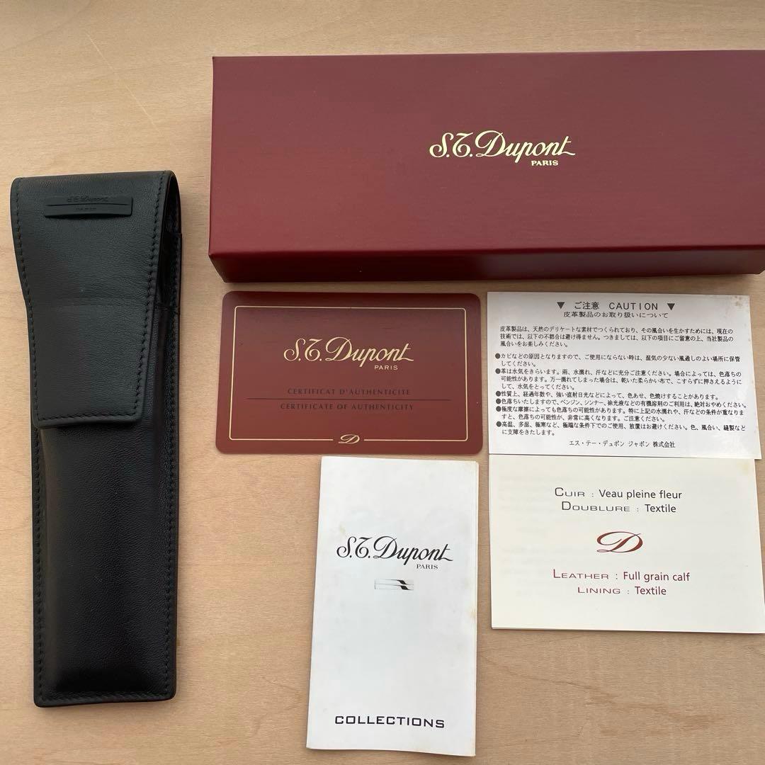 S.T.DUPONT Paris 新品 レザー製ペンホルダー