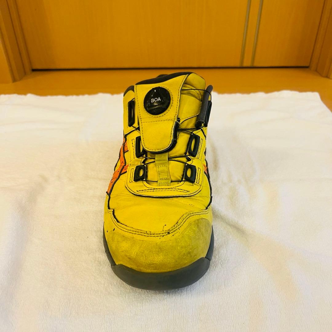 アシックス　安全靴　ウィンジョブ　BOA イエロー　27cm