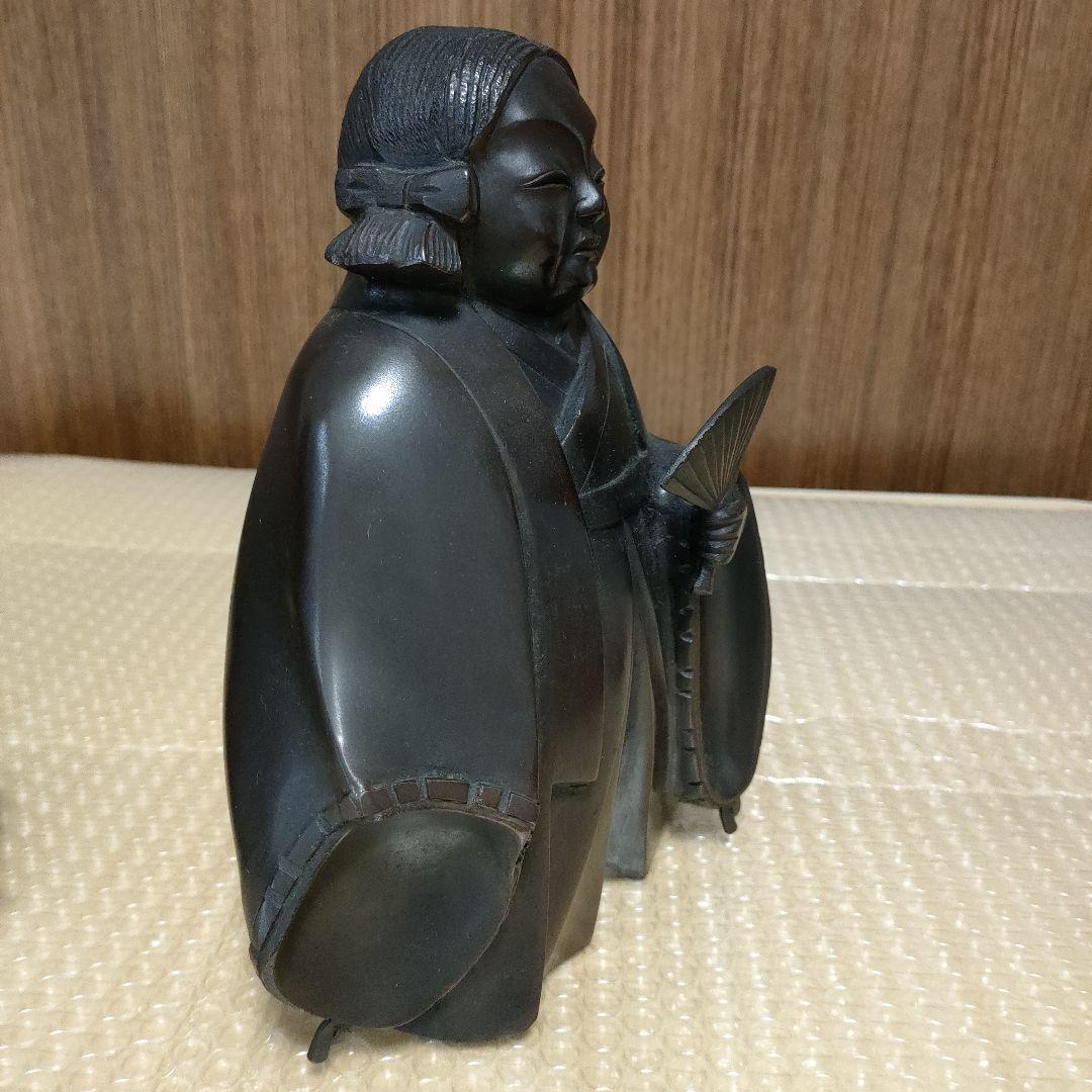 ブロンズ 置物 二体　中古　日本製