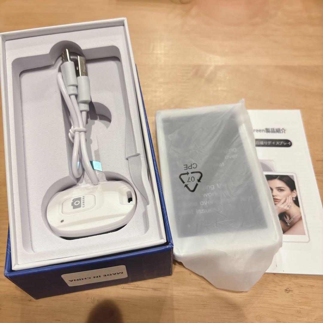 自撮りモニター 外付けスピーカー スマホ自撮り 軽量 スマホ自撮りモニター