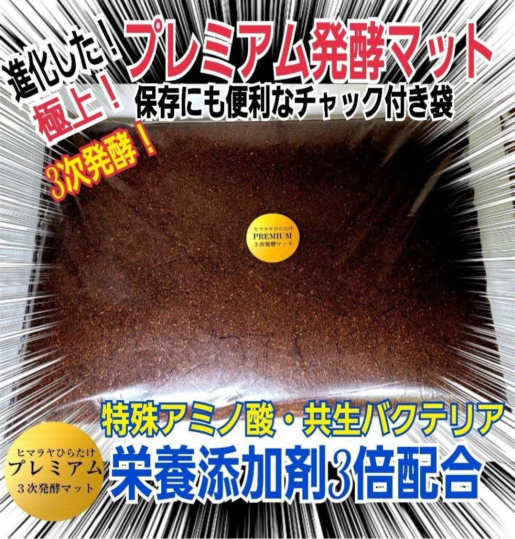 ヘラクレスが大きくなります！プレミアム3次発酵マット【60L】180ミリ羽化実績