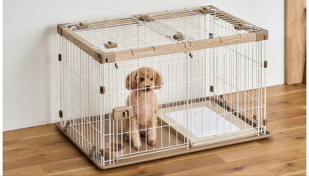 犬用ケージ　屋根付き