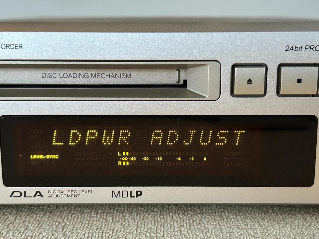 ONKYO オンキョー　MD-105TX　MDレコーダー　中古整備、動作確認済