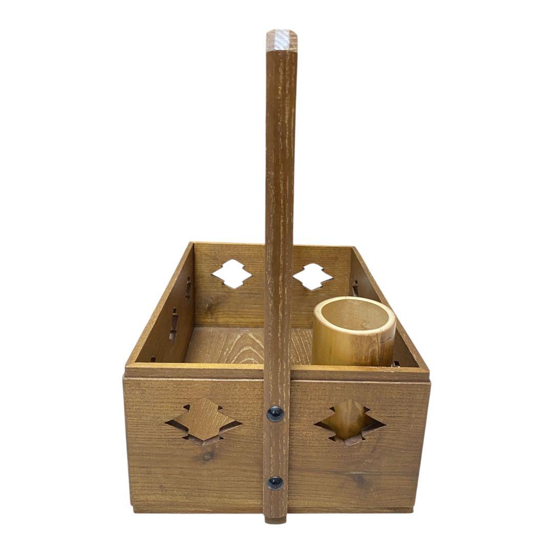 ◆茶道具 松皮菱 透かし文様 手付き 莨盆 煙草盆