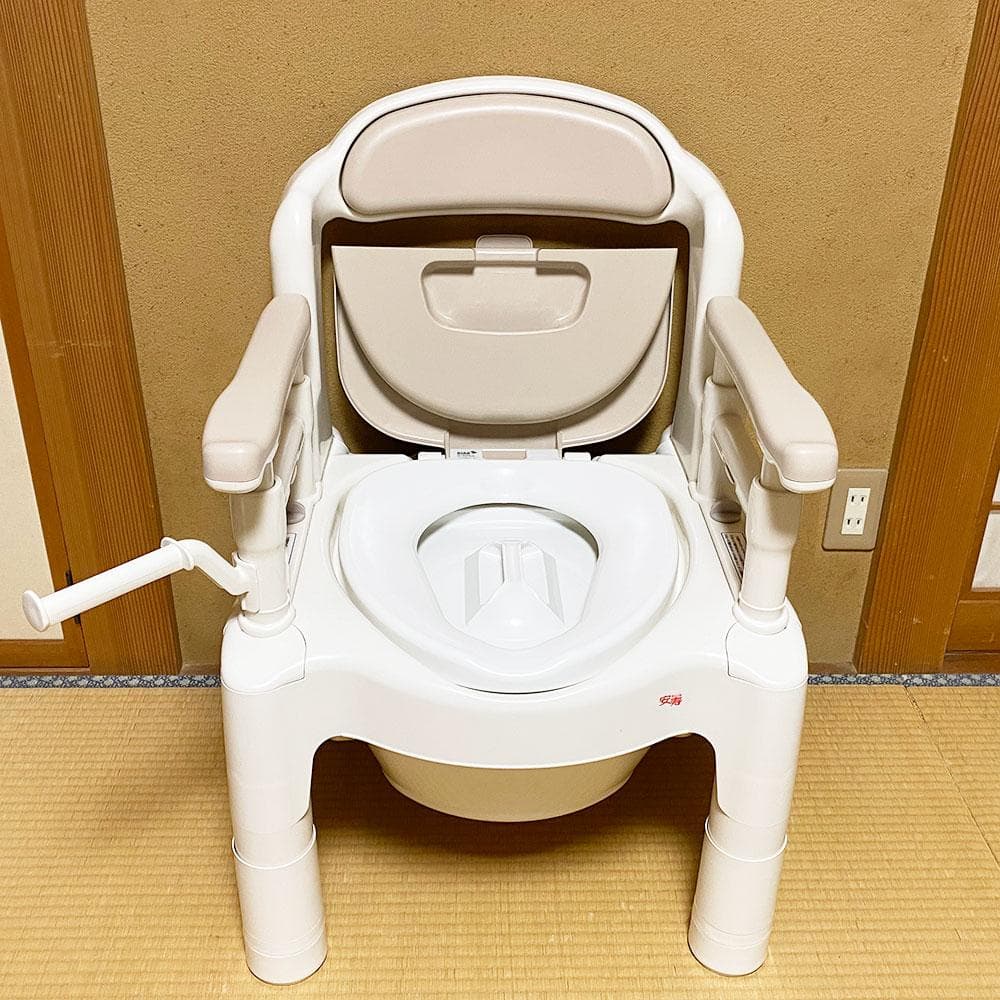 【新品】ポータブルトイレ 安寿 533554 災害対策 介護 ちびくまくん