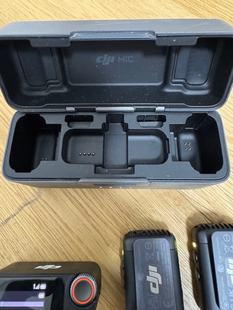 DJI Mic 2（トランスミッター×2 + 充電ケース）動作確認