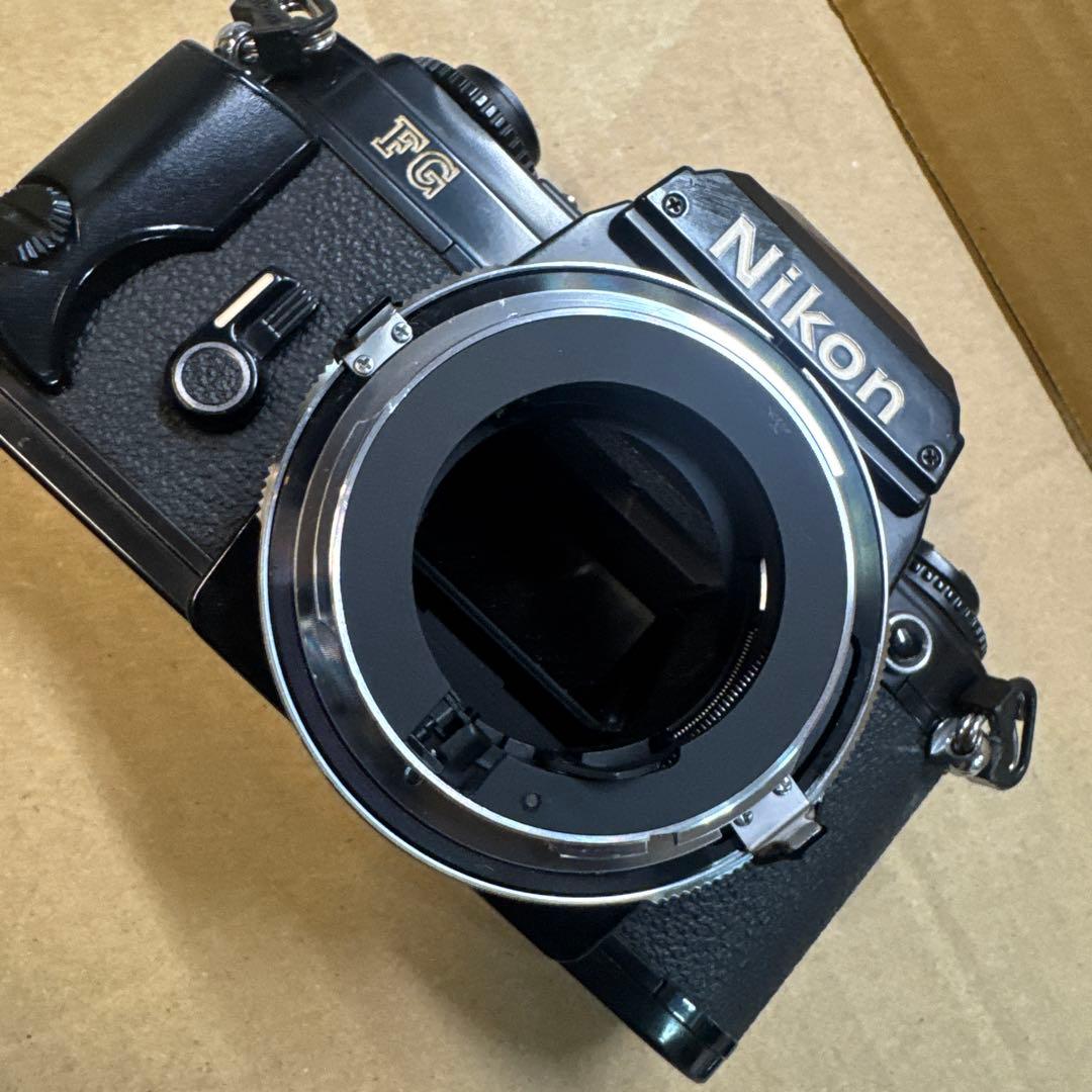 NIKON FG ブラック フィルムカメラ　ヴィンテージ　国産品