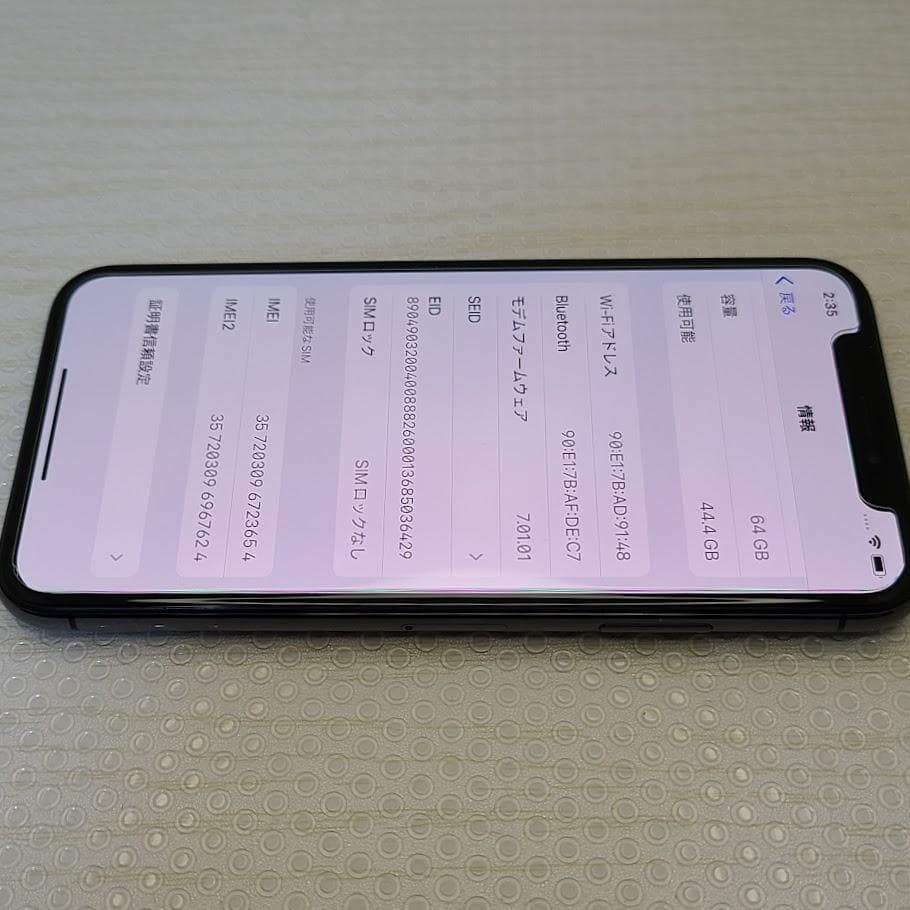 iPhone Xs ◆ 64GB / SIMフリー A1920