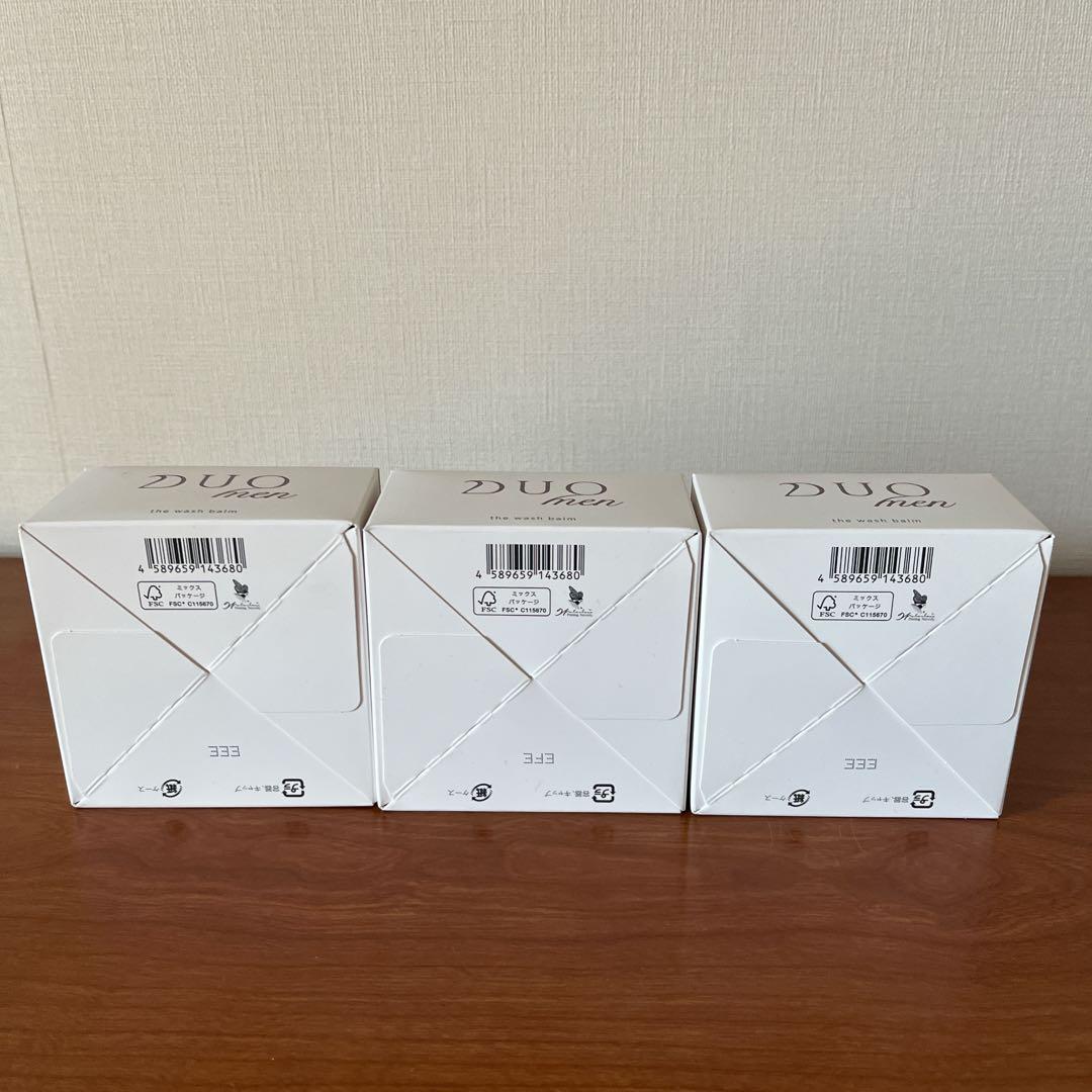 新品未開封 DUOmen ザ ウォッシュバーム 90g×3個