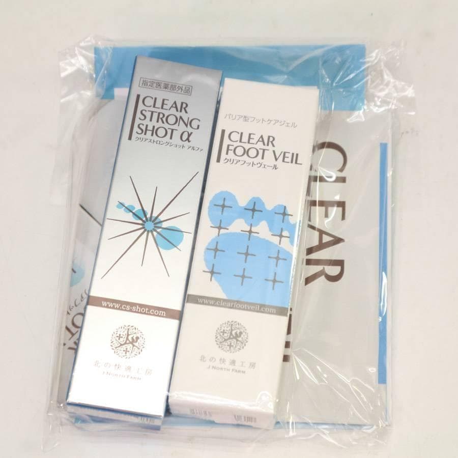 12セット 北の快適工房 クリアストロングショットアルファ＆クリアフットヴェール