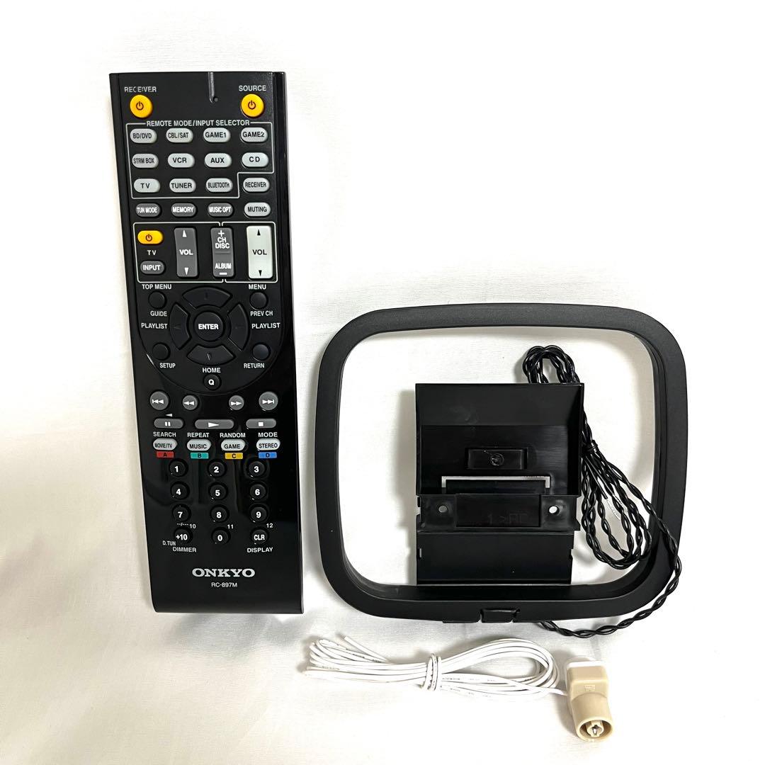 【美品☆リモコン付き】ONKYO オンキョー TX-SR343 AVレシーバー