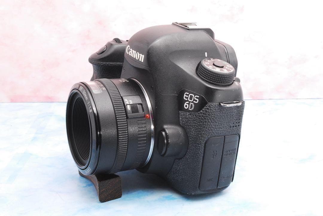 ☆キャノン EOS 6D☆50mm単焦点☆一眼レフカメラ☆美しいボケと描写力