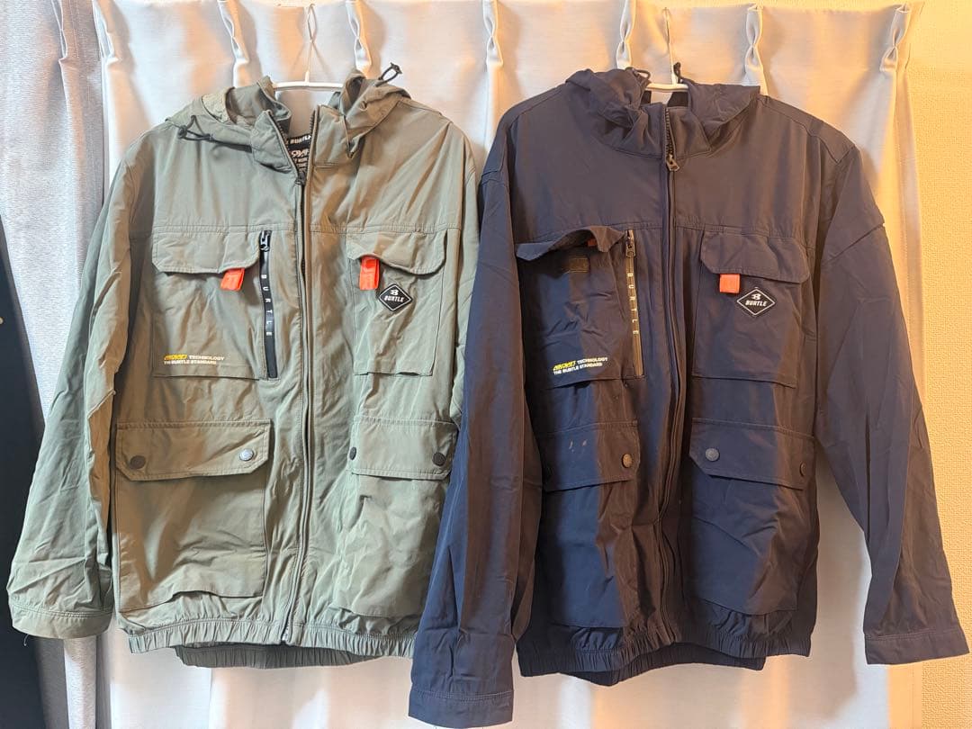 バートル　空調服セット　服4着、ファンバッテリー1セット