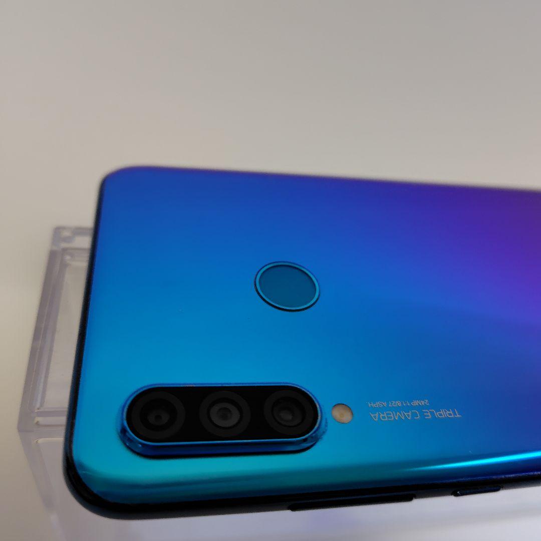 HUAWEI P30 lite　ピーコックブルー