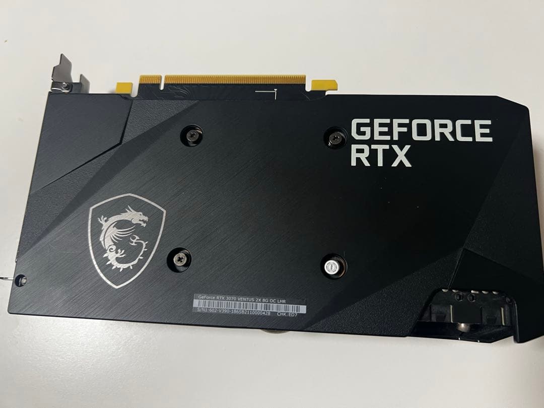 グラフィックボード・グラボ・ビデオカード MSI RTX 3070 VENTUS 2X 8G OC LHR