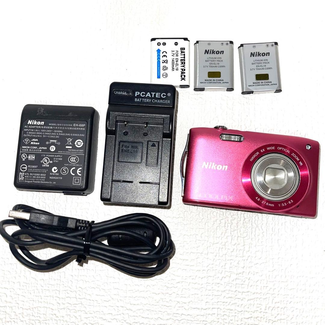 Nikon COOLPIX S3300 ピンク