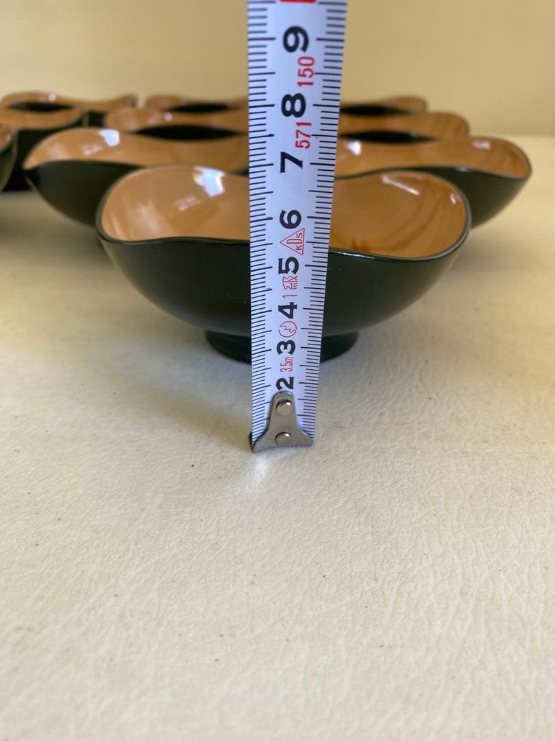 三山形　小鉢　輪島塗　10客　腕　骨董　漆器　和食器