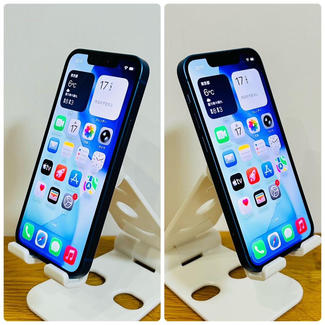 【超美品】iPhone 13 mini 本体 128GB SIMフリー ブルー