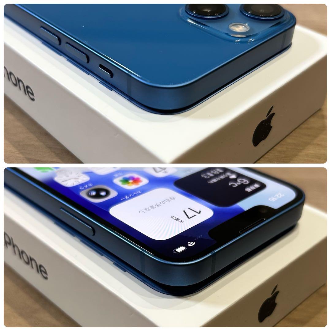 【超美品】iPhone 13 mini 本体 128GB SIMフリー ブルー