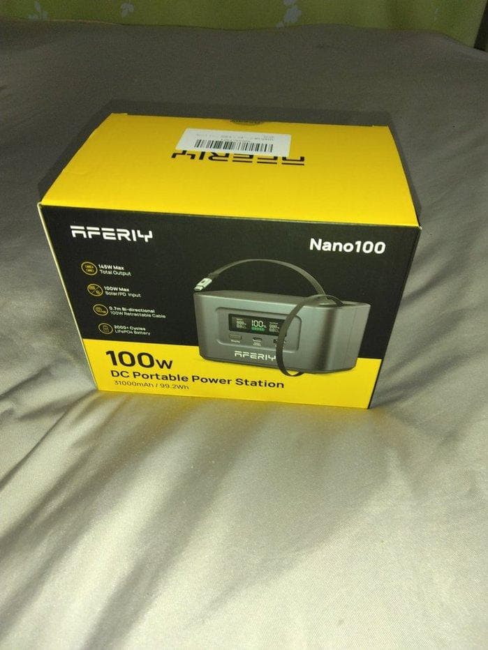 新品☆AFERITY ポータブル電源 99.2Wh/31000mAh 145W