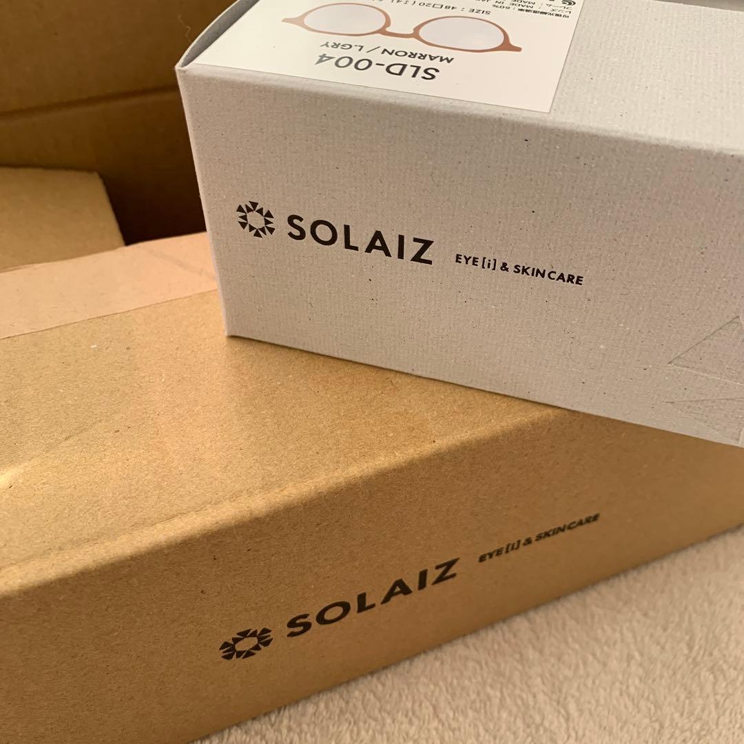 SOLAIZサングラス　SLD-004薄いブラウンです♡