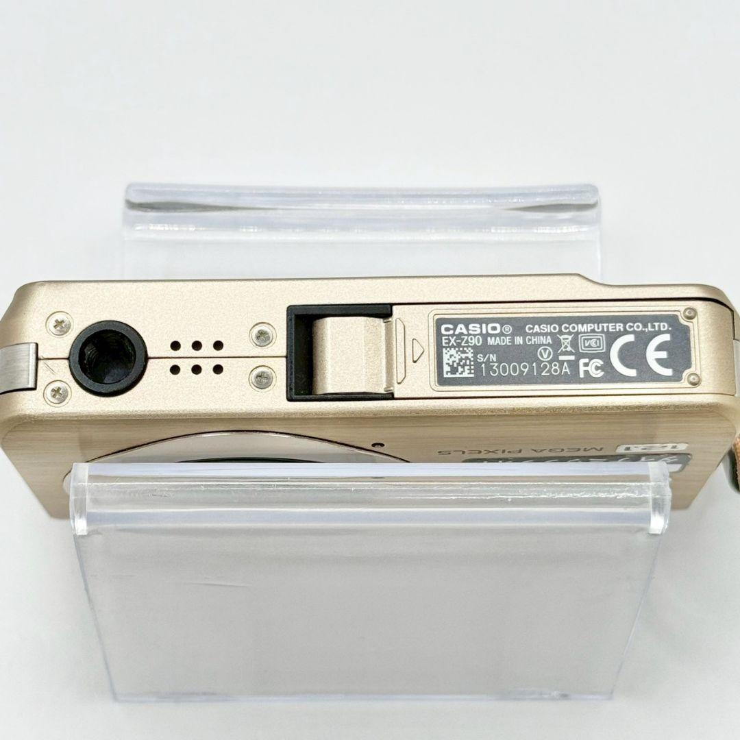 【極美品】CASIO EX-Z90 コンデジ ゴールド 動作確認済み　カシオ
