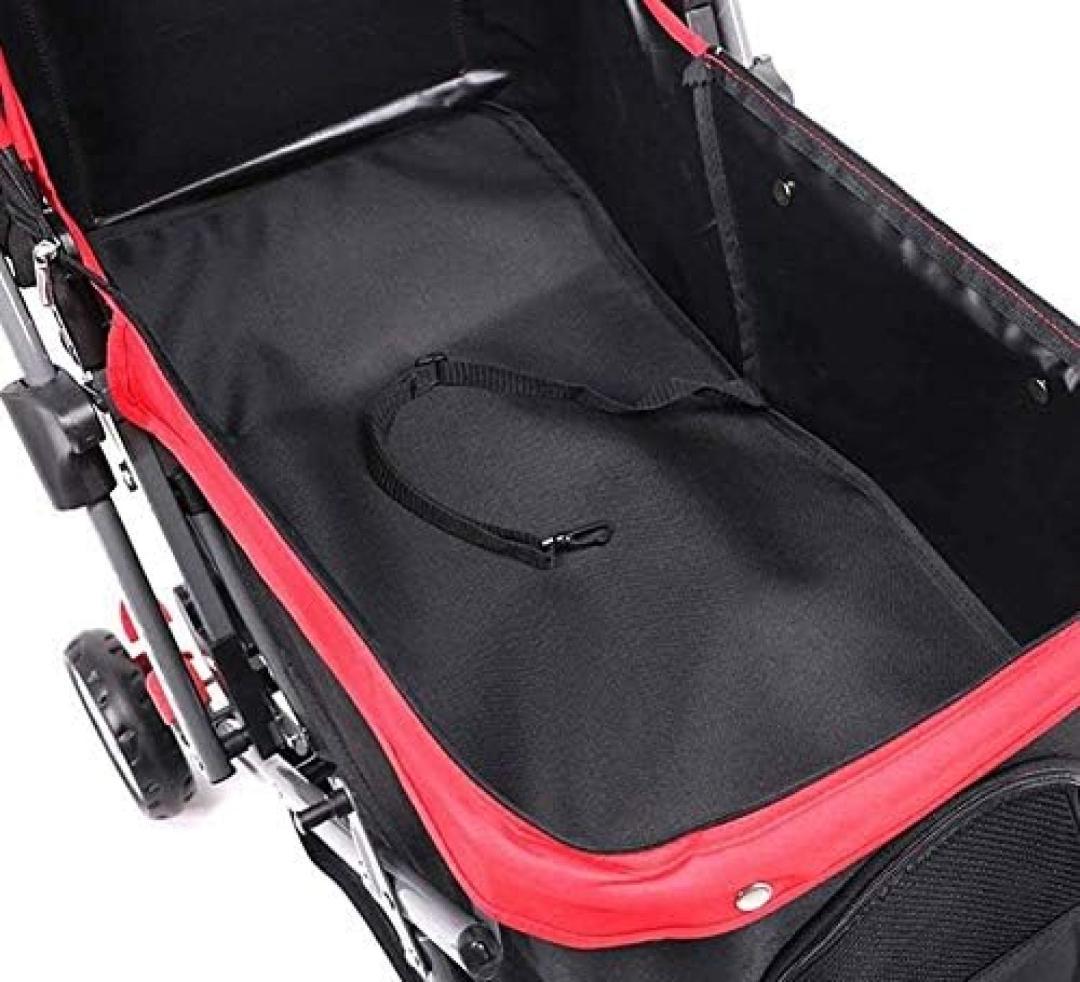 新品半額以下セール　ペットカート 赤と黒 20kg耐荷重