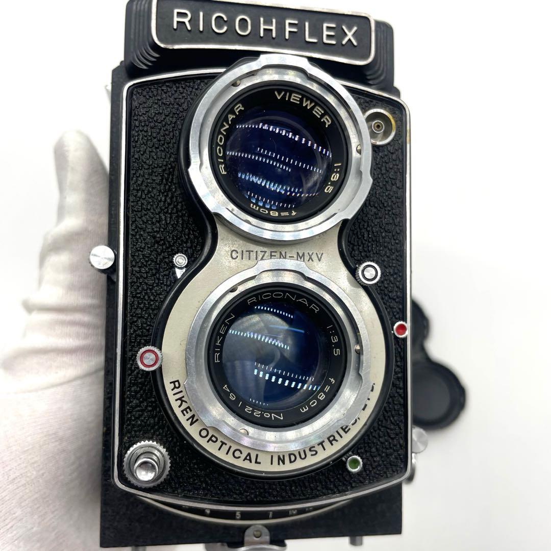 アンティーク Ricoh RICOHFLEX 二眼レフカメラ