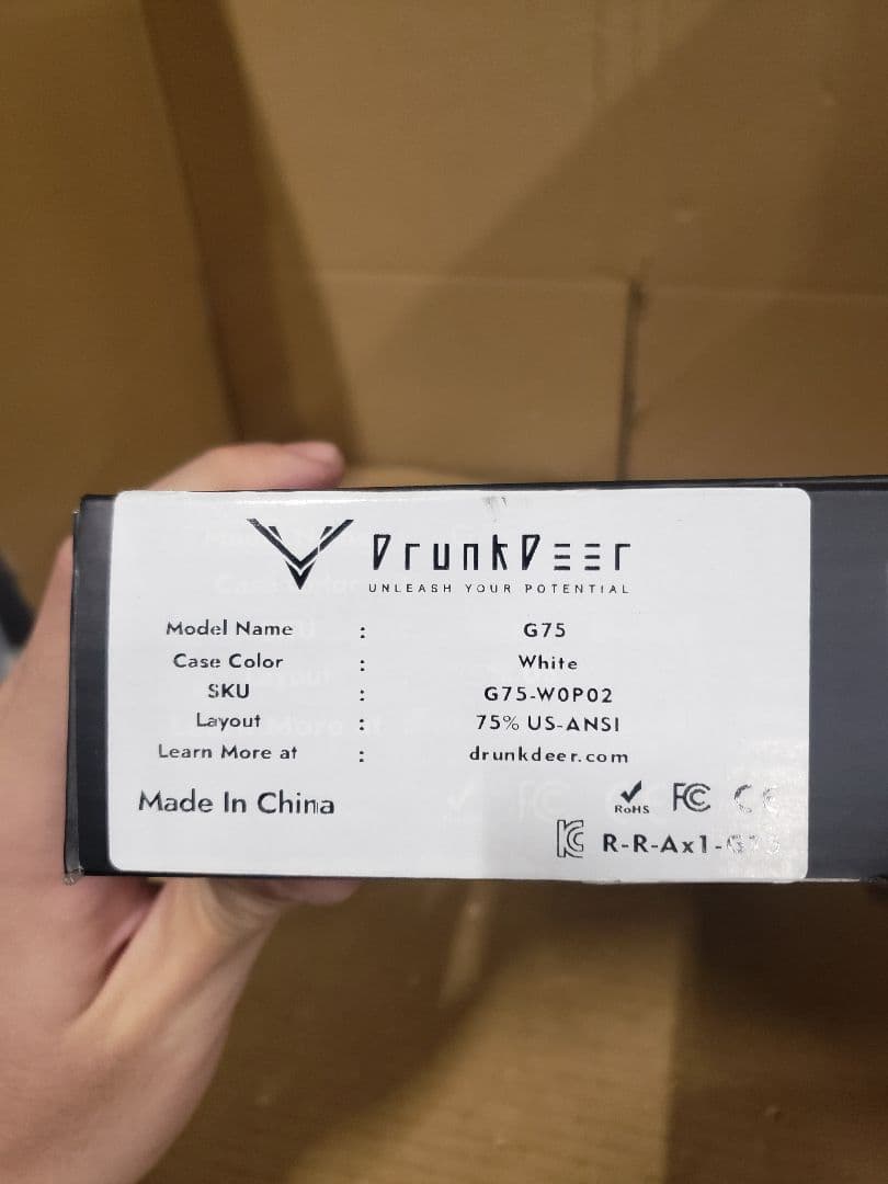 DrunkDeer G75 ラピッドトリガーキーボード eスポーツゲーミング