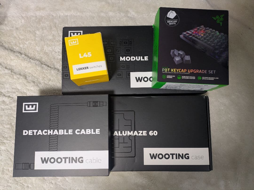 wooting60he+ フルカスタム品