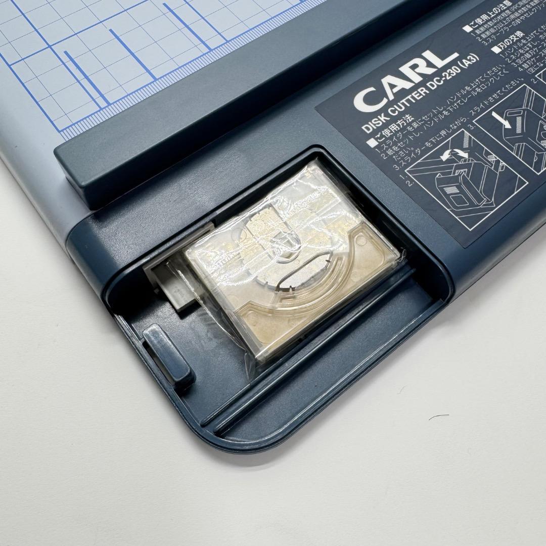 CARL ペーパーカッター DC-230 ディスクカッター A3対応 裁断機