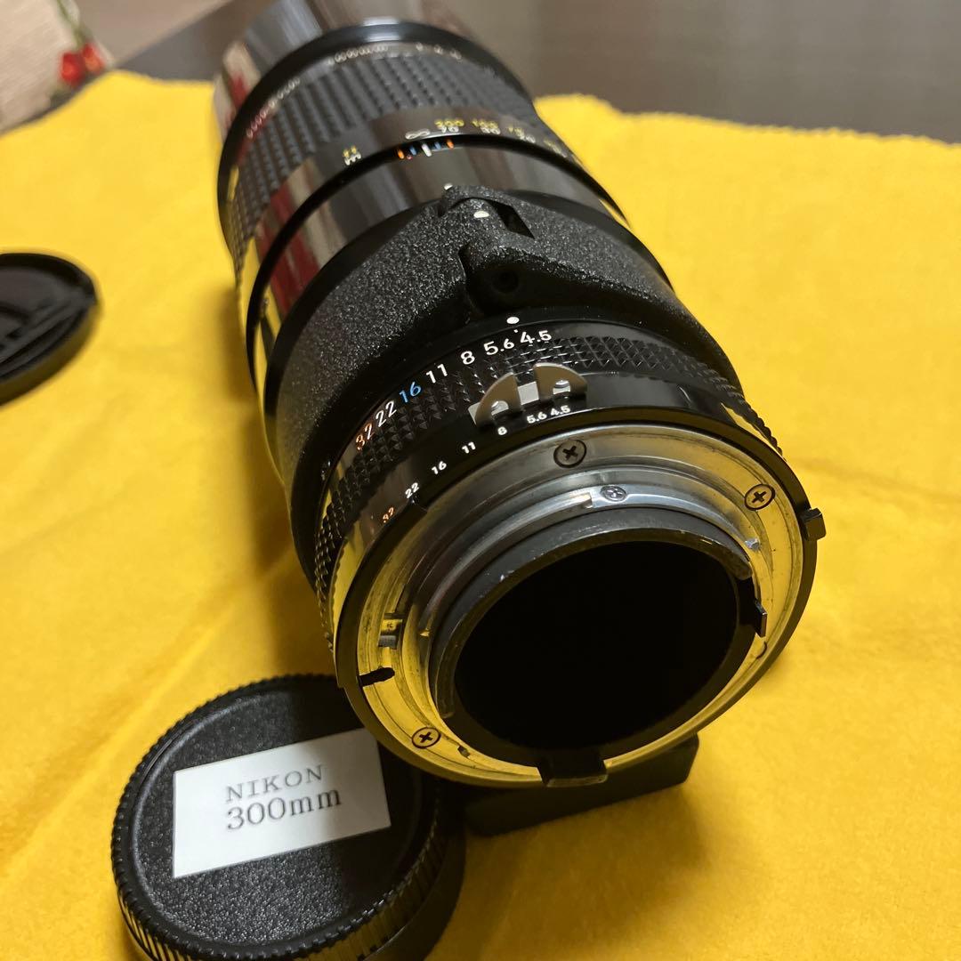 良品:Nikomat EL BK +NIKKOR300mmf4.5セット