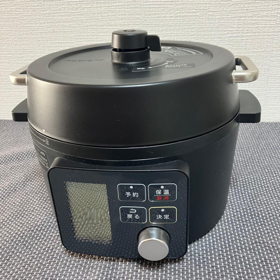 アイリスオーヤマ電気圧力鍋2.2L 付属品完備➕予備パッキン➕レシピ本