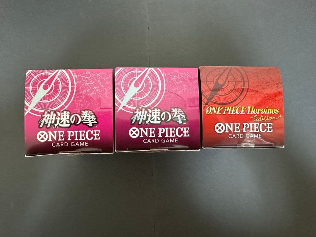 ONE PIECE CARD GAME 神速の拳ほか　テープ付　3BOX