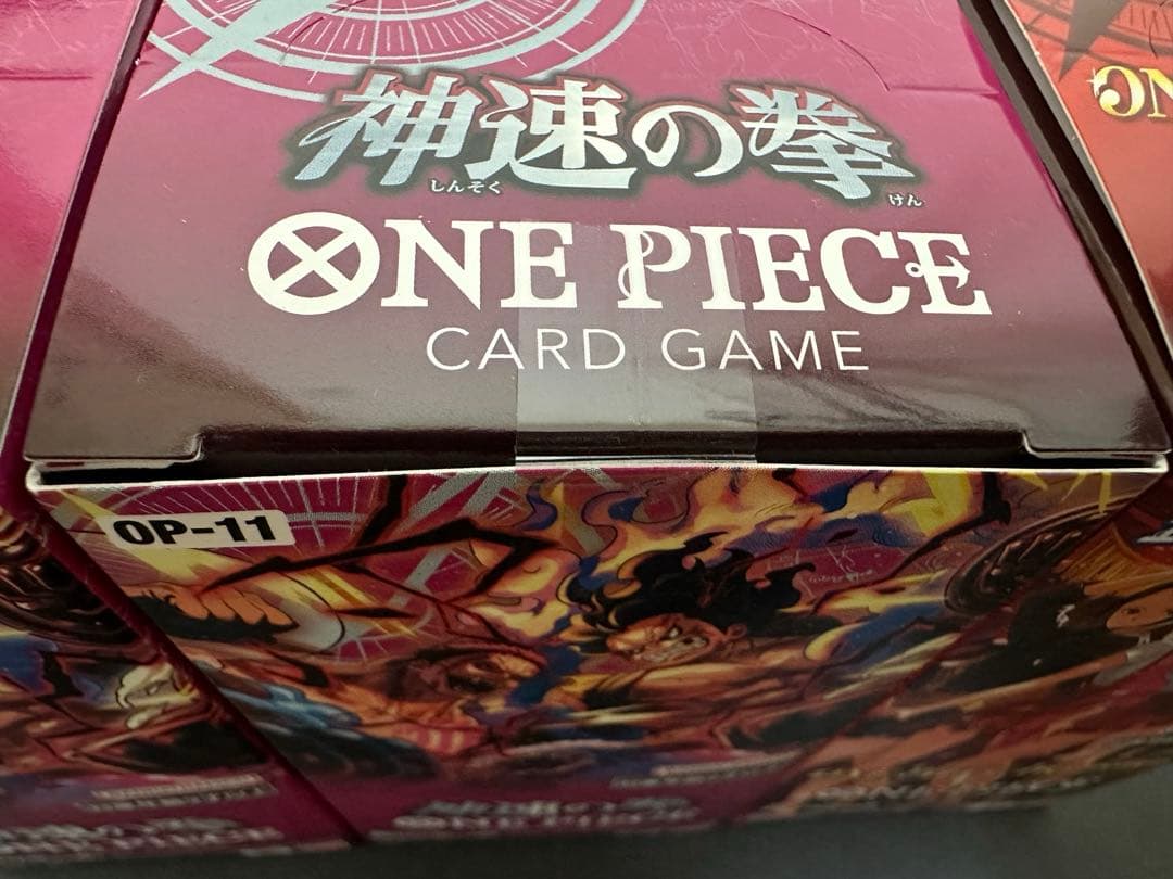 ONE PIECE CARD GAME 神速の拳ほか　テープ付　3BOX